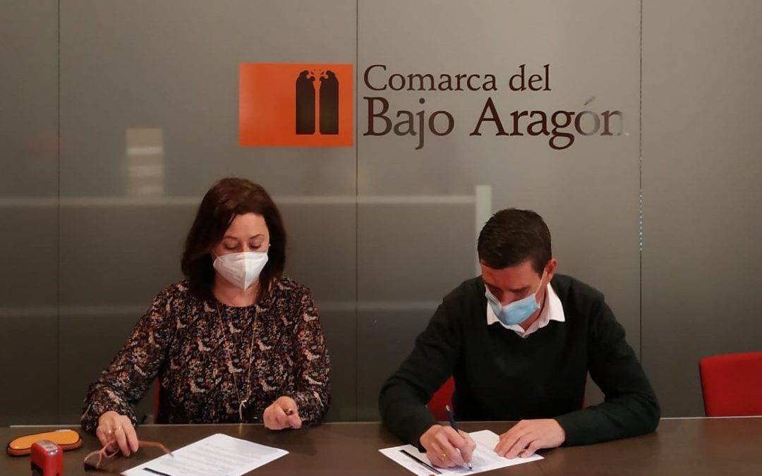 La Comarca del Bajo Aragón apoya la inserción en el mercado laboral de las personas con riesgo de exclusión social y situación de vulnerabilidad, mediante la firma de un convenio de colaboración con la Fundación San Ezequiel Moreno.